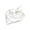 12 Pack: Silver Plated Heart Scroll Charm by Bead Landing™